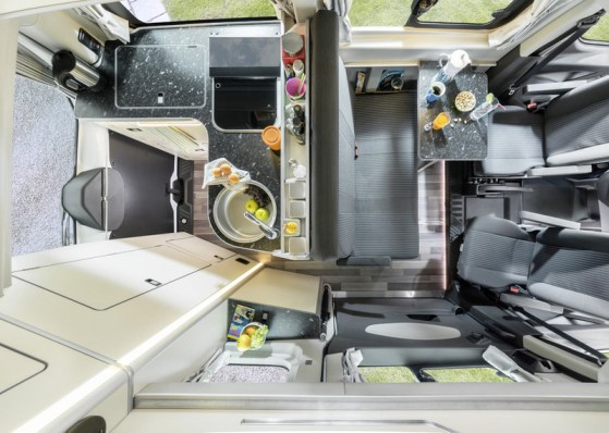 Westfalia Nugget & the interior.