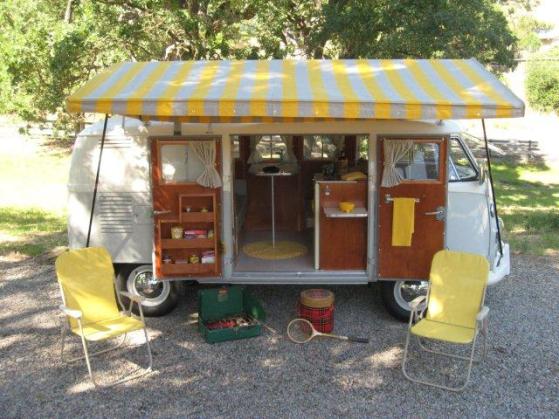 A split bus campervan never make us bored.