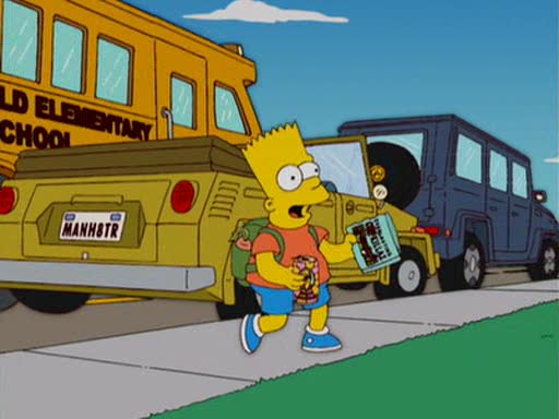 A The Thing appeared in Bart Simpson TV Series....